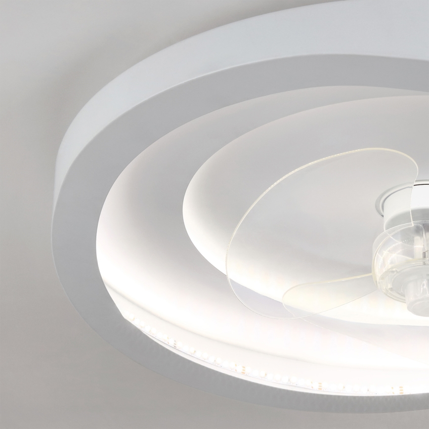 Brilagi - ventilateur de plafond LED dimmable LED/80W/230V 3000-6500K Ø 50 cm blanc + télécommande