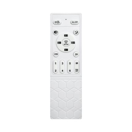 Brilagi - Ventilateur de plafond LED dimmable, 32 W, 230 V, 3000-6500 K, Ø 95 cm, noir/marron + télécommande