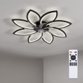 Brilagi - Ventilateur de plafond LED dimmable LED/43W/230V 3000-6500K Ø 90 cm noir + télécommande
