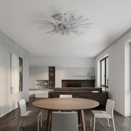 Brilagi - Ventilateur de plafond LED dimmable/70 W/230 V 3000–6500 K Ø 76 cm blanc + télécommande