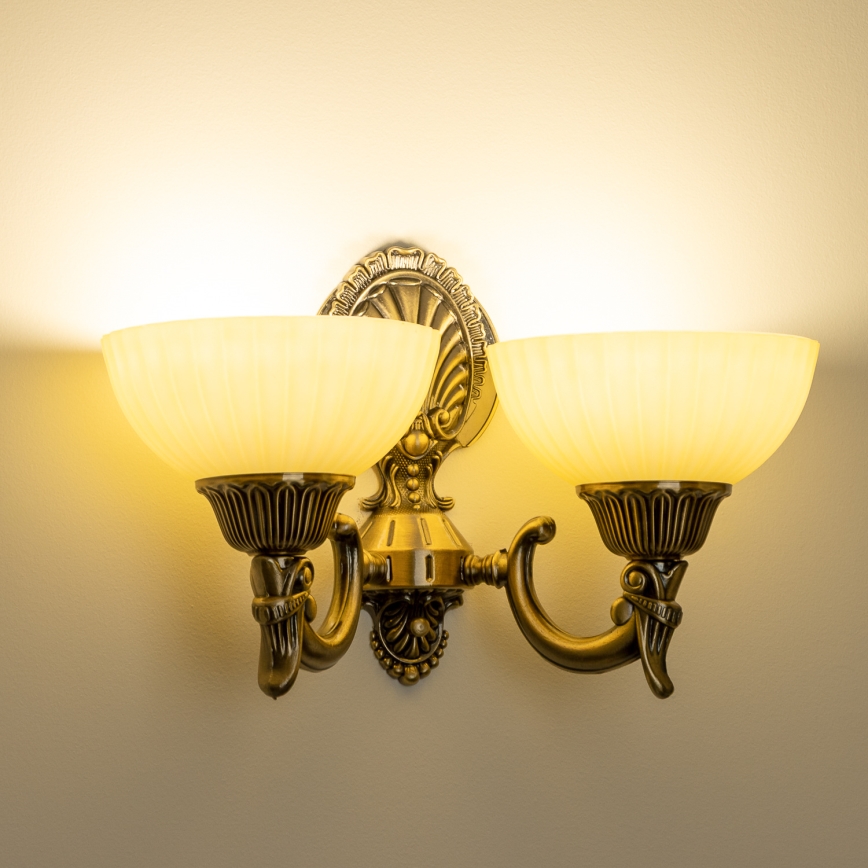 BRILAGI - Verre de rechange pour applique murale CLASSIC E14 Ø 16 cm beige