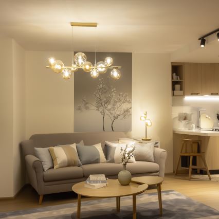Brilagi - Verre de rechange pour lustre, luminaire mural et lampe MISTEL, MILLA Ø 12 cm doré