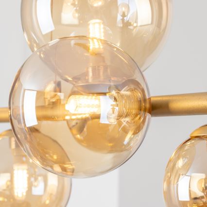 Brilagi - Vervangend glas voor kroonluchter, wandlamp en lamp MISTEL, MILLA diameter 10 cm goud