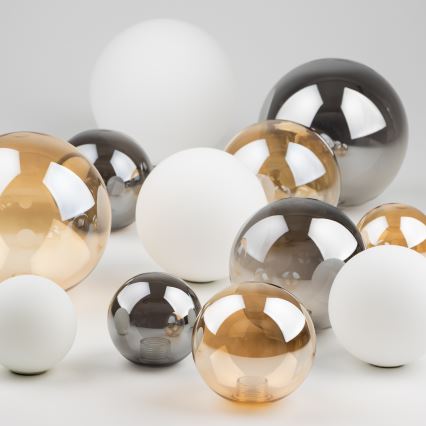 Brilagi - Vervangend glas voor kroonluchter, wandlamp en lamp MISTEL, MILLA diameter 12 cm gerookt