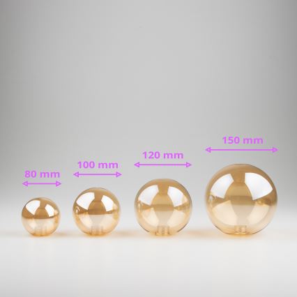 Brilagi - Vervangend glas voor kroonluchter, wandlamp en lamp MISTEL, MILLA diameter 12 cm goud