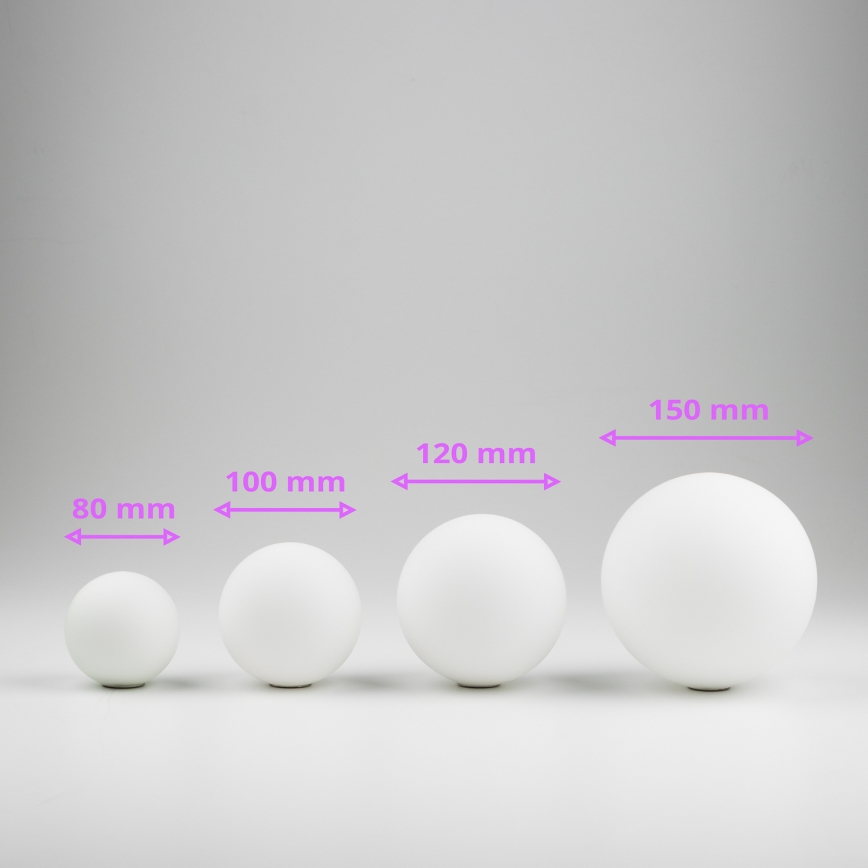 Brilagi - Vervangend glas voor kroonluchter, wandlamp en lamp MISTEL, MILLA diameter 15 cm wit