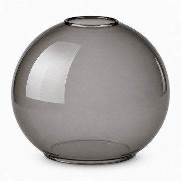 Brilagi - Vervangingsglas voor DIOR E27-kroonluchter, Ø 15 cm, rookgrijs