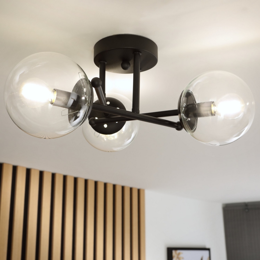 Brilagi - Vervangingsglas voor kroonluchter en lamp MALIVA E14 Ø 13 cm helder