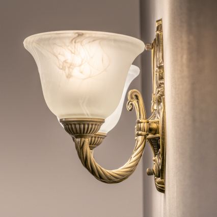 BRILAGI - Vervangingsglas voor kroonluchter en wandlamp CLASSIC E14 Ø 11 cm wit
