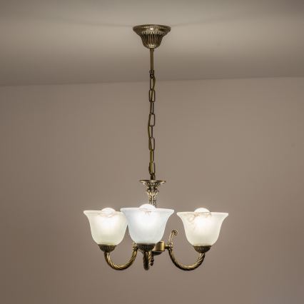 BRILAGI - Vervangingsglas voor kroonluchter en wandlamp CLASSIC E14 Ø 11 cm wit