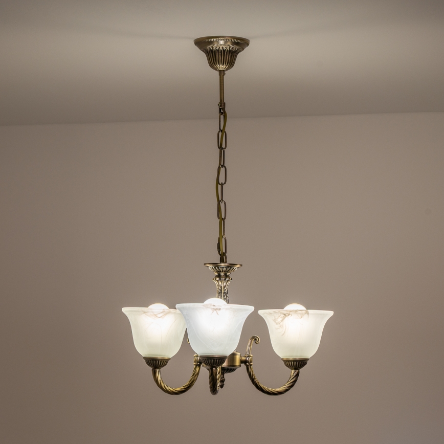 BRILAGI - Vervangingsglas voor kroonluchter en wandlamp CLASSIC E14 Ø 11 cm wit