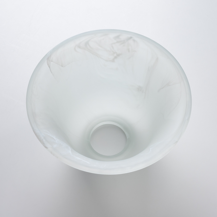 BRILAGI - Vervangingsglas voor kroonluchter en wandlamp CLASSIC E14 Ø 11 cm wit