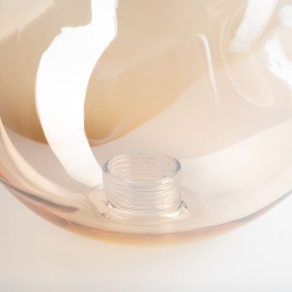BRILAGI - Vervangingsglas voor kroonluchter, wand- en plafondarmatuur LAVA/VULCANO G9, Ø 15 cm, gerookt beige