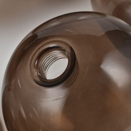 Brilagi - Vervangingsglas voor kroonluchter, wandlamp en lamp MISTEL, MILLA Ø 12 cm rookbruin