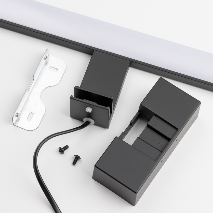 Brilagi - LED-verlichting voor badkamerspiegel 3-in-1 VESTRA LED/8W/230V 40 cm IP44 zwart