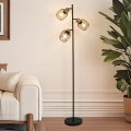 BRILAGI - Vloerlamp BASKLITE 3xE27/15W/230V hout/zwart