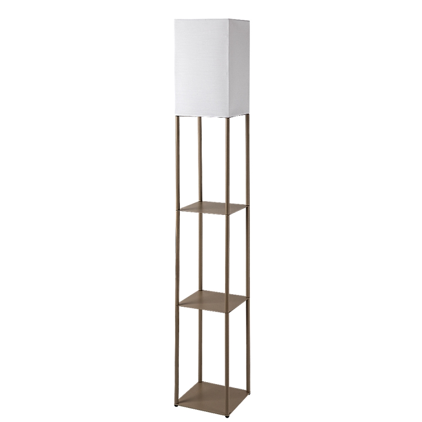Brilagi - Vloerlamp met planken GRADUS 1xE27/40W/230V 150 cm grijs/beige