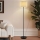 Brilagi - Vloerlamp NORDIC WAVE 1xE27/15W/230V linnen/zwart