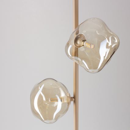 BRILAGI - Vloerlamp VULCANO 3xG9/8W/230V beige/rookbeige beige