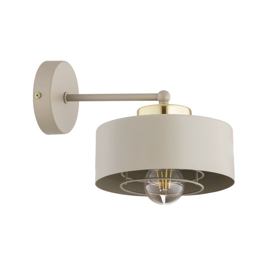 Brilagi - Wandlamp 1xE27/60W/230V beige/goud