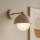 Brilagi - Wandlamp 1xE27/60W/230V beige/goud