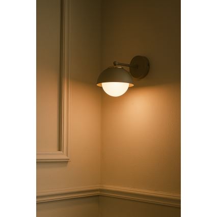 Brilagi - Wandlamp 1xE27/60W/230V beige/goud