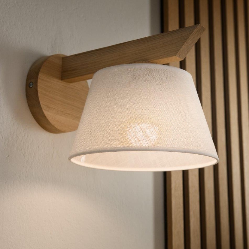 Brilagi - Wandlamp ANTHONY 1xE14/40W/230V eiken/wit