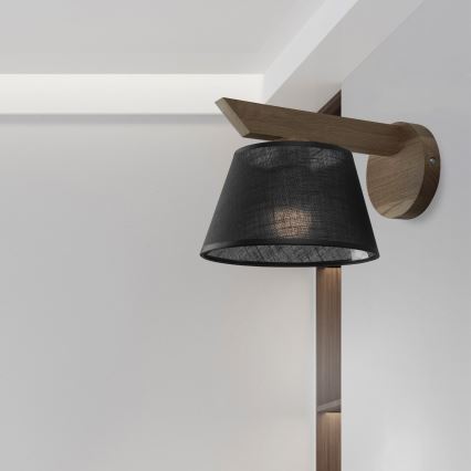 Brilagi - Wandlamp ANTHONY 1xE14/40W/230V eiken/zwart