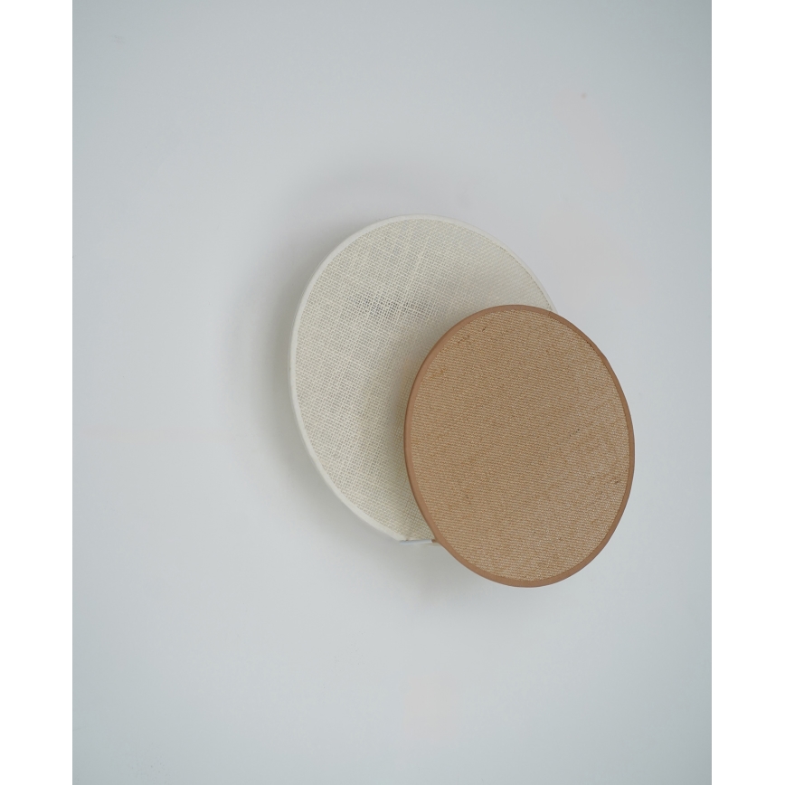 Brilagi - Wandlamp CIRCLES 1xE27/15W/230V 35x32 cm beige/crème