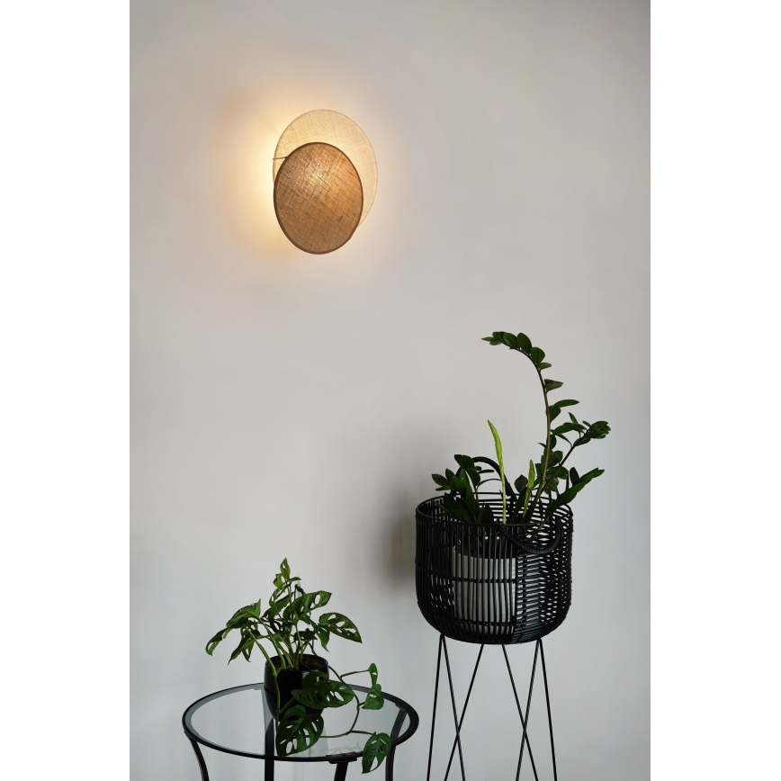 Brilagi - Wandlamp CIRCLES 1xE27/15W/230V 35x32 cm beige/crème