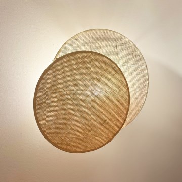 Brilagi - Wandlamp CIRCLES 1xE27/15W/230V 45x45 cm beige/crème