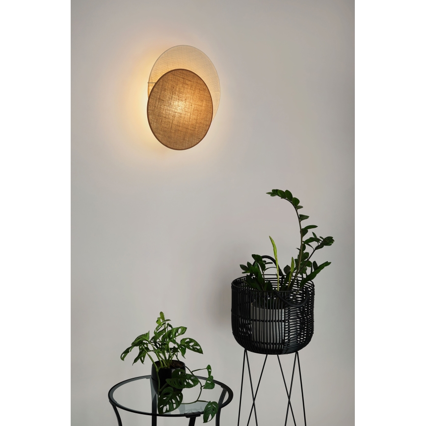Brilagi - Wandlamp CIRCLES 1xE27/15W/230V 45x45 cm beige/crème
