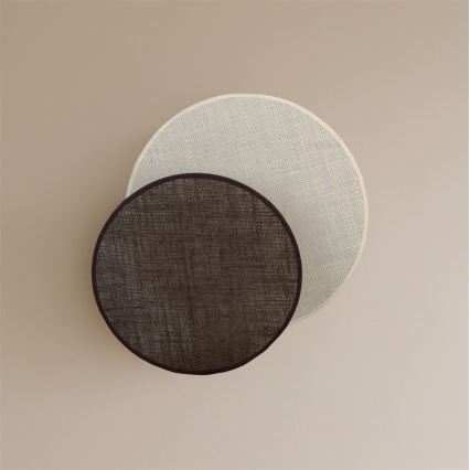 Brilagi - Wandlamp CIRCLES 1xE27/60W/230V Ø 35 cm crème/bruin