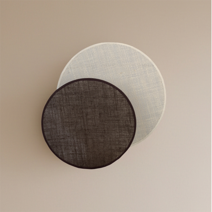 Brilagi - Wandlamp CIRCLES 1xE27/60W/230V Ø 35 cm crème/bruin