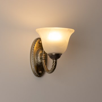 Brilagi - Wandlamp CLASSIC 1xE27/60W/230V messing