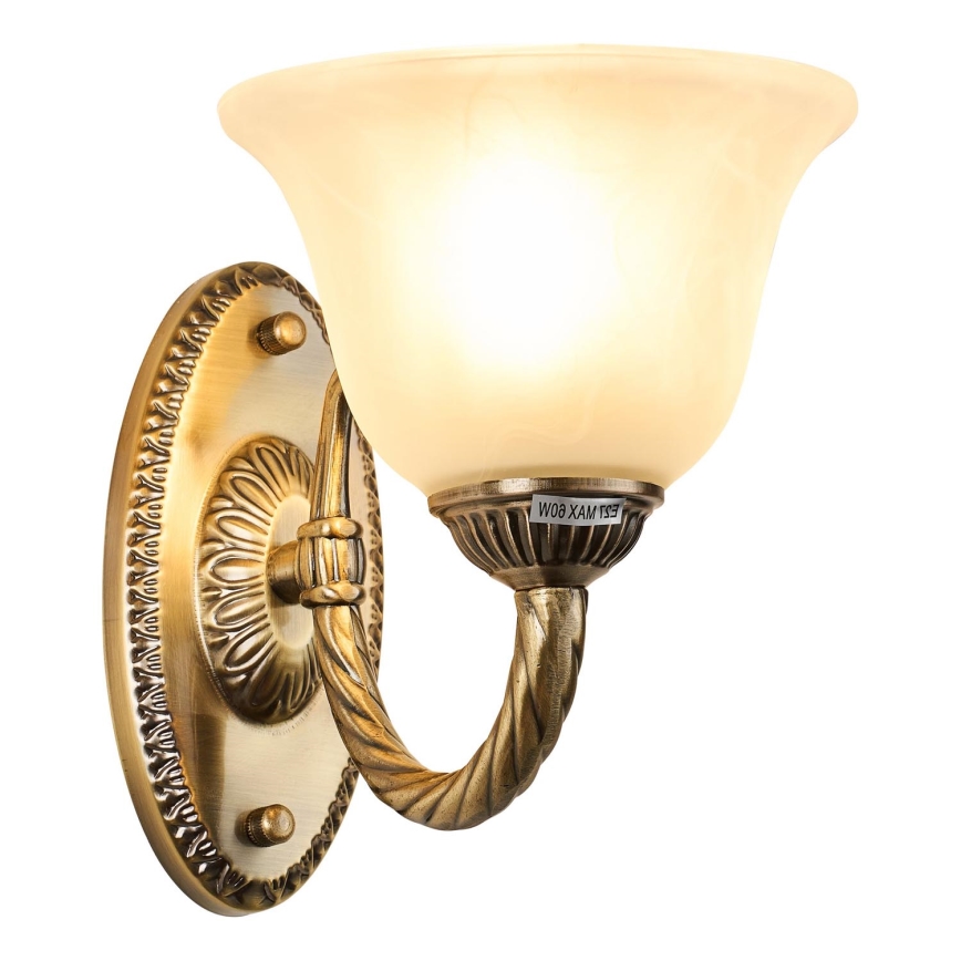 Brilagi - Wandlamp CLASSIC 1xE27/60W/230V messing