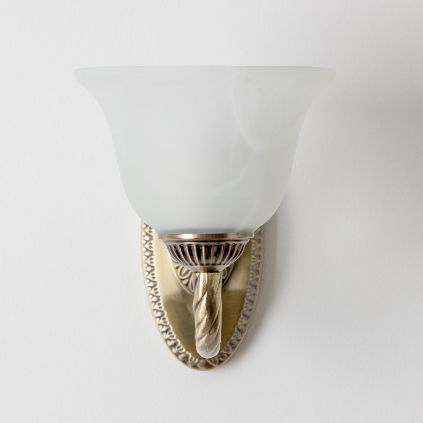 Brilagi - Wandlamp CLASSIC 1xE27/60W/230V messing