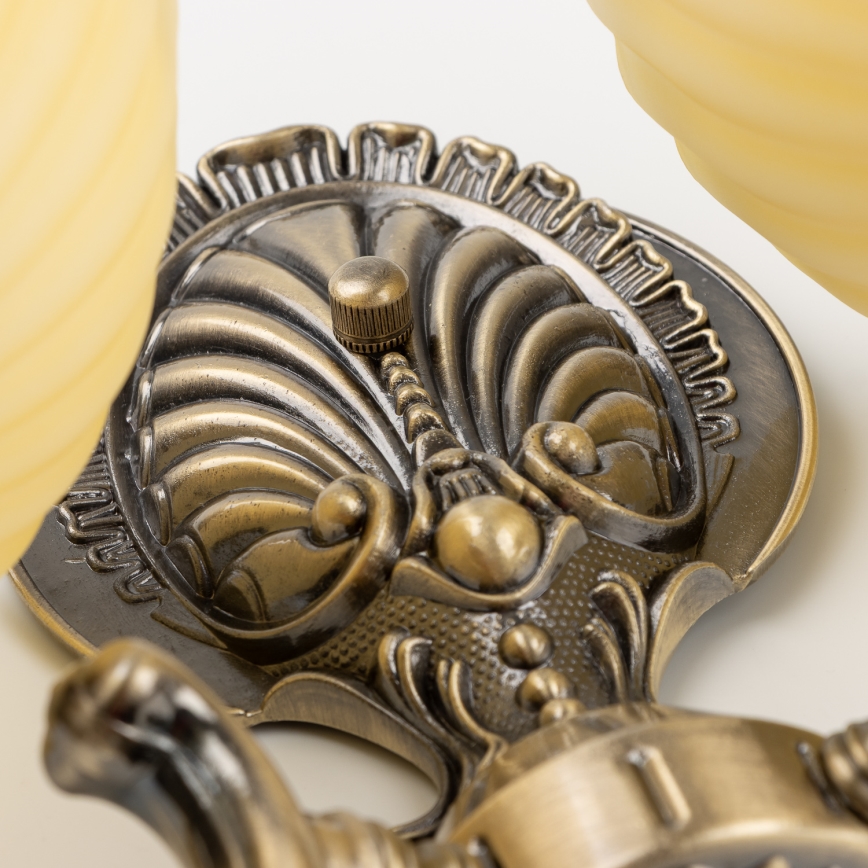 Brilagi - Wandlamp CLASSIC 2xE27/60W/230V messing