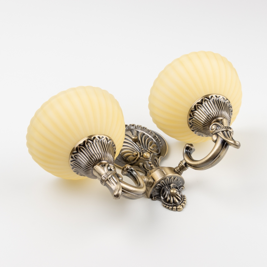 Brilagi - Wandlamp CLASSIC 2xE27/60W/230V messing