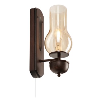 Brilagi - Wandlamp COTTAGE 1xE14/40W/230V beuken/bruin