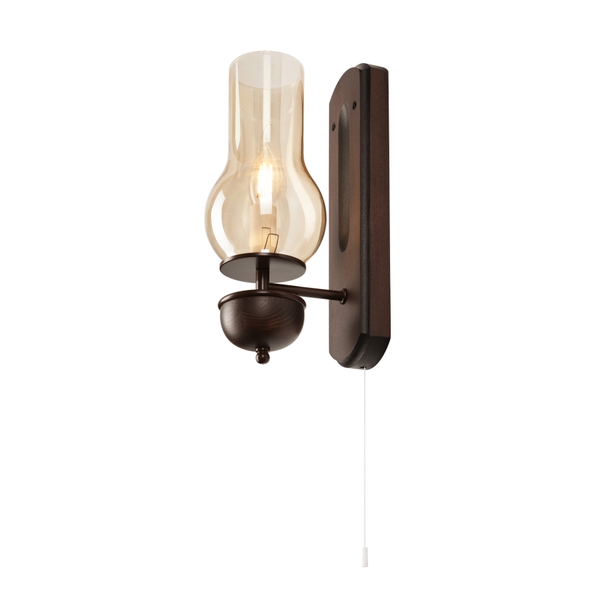 Brilagi - Wandlamp COTTAGE 1xE14/40W/230V beuken/bruin
