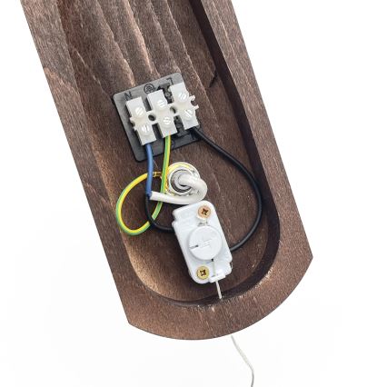 Brilagi - Wandlamp COTTAGE 1xE14/40W/230V beuken/bruin
