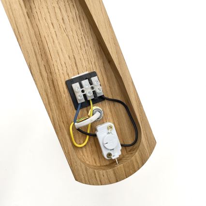 Brilagi - Wandlamp COTTAGE 1xE14/40W/230V eiken/bruin