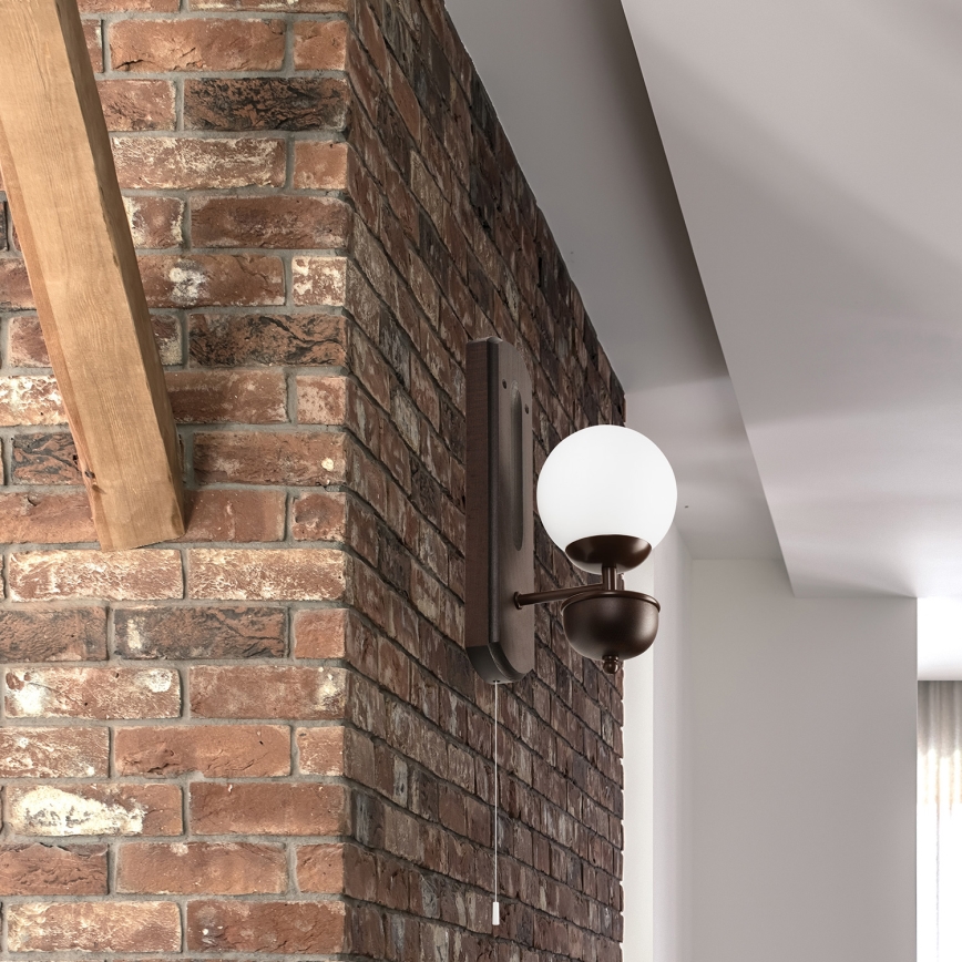 Brilagi - Wandlamp COTTAGE 1xG9/40W/230V beuken/wit