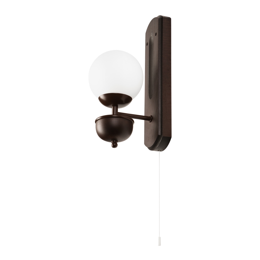 Brilagi - Wandlamp COTTAGE 1xG9/40W/230V beuken/wit