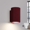 Brilagi - Wandlamp CRESTO 1xGU10/10W/230V 10 cm bordeaux