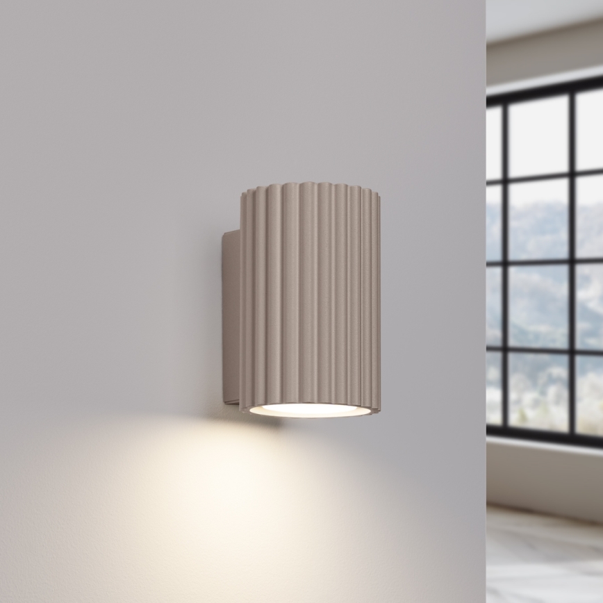 Brilagi - Wandlamp CRESTO 2xGU10/10W/230V 10 cm taupe