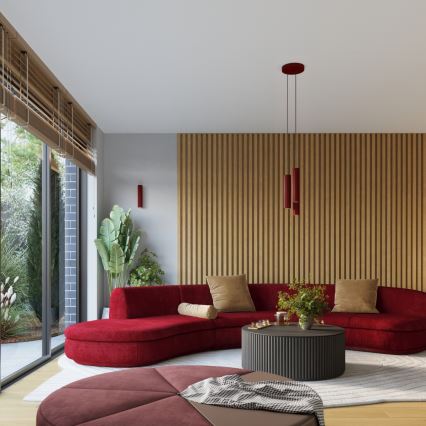 Brilagi - Wandlamp CRESTO 2xGU10/10W/230V 20 cm bordeaux