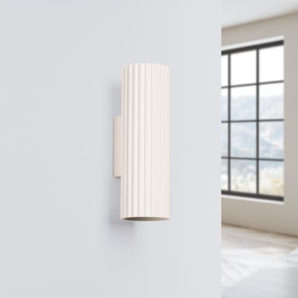 Brilagi - Wandlamp CRESTO 2xGU10/10W/230V 20 cm crème