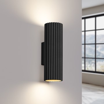 Brilagi - Wandlamp CRESTO 2xGU10/10W/230V 20 cm zwart